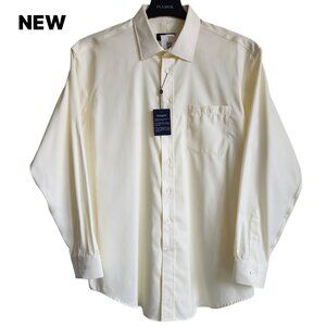 18 37 Dress Shirt Ecru Beige Custom Reserve Jos A Bank Mens New Nwt MONOGRAMMED